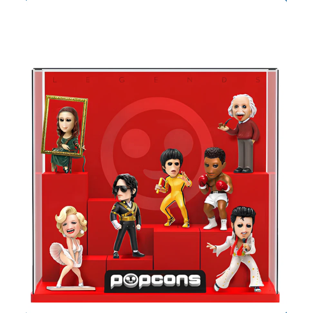 ZURU - POPCONS:LEGENDS - BLIND BOX-PAPER CARD - 6PZ