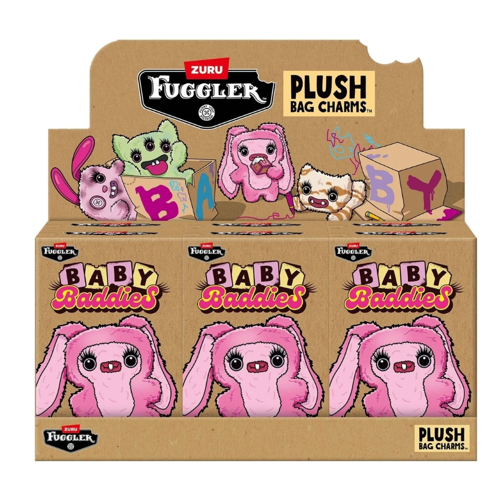 ZURU - FUGGLER:BABY BADDIES KEYRINGS 5"-  BLIND BOX- 6PZ