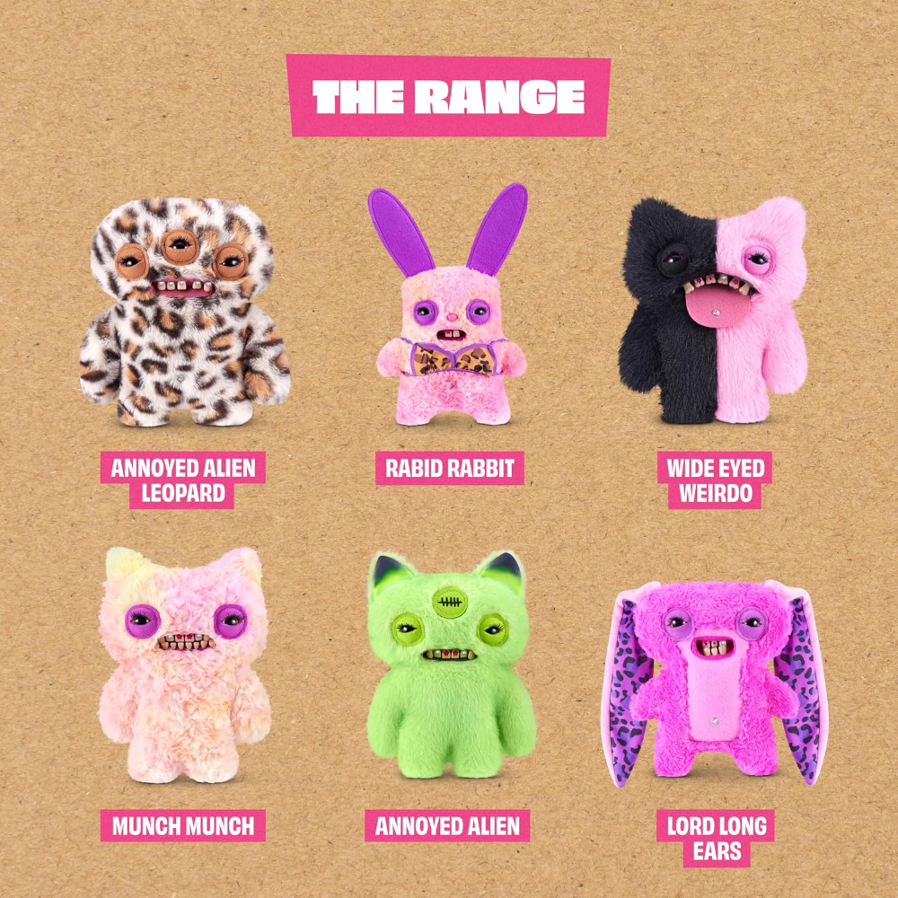 ZURU - FUGGLER:BADDIES PLUSH 9'' - WINDOW BOX SERIES 1