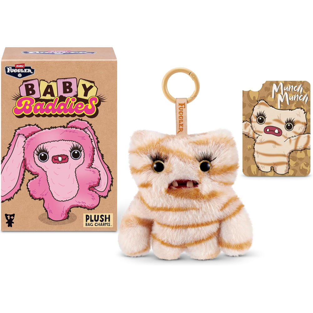 ZURU - FUGGLER:BABY BADDIES KEYRINGS 5"- ESPOSITORE DA TERRA 17PZ
