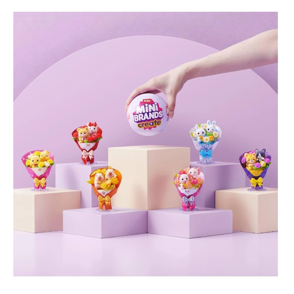 ZURU - MINI BRANDS: KAWAII BOUQUET SERIES 1 - CAPSULE - ESPOSITORE DA TERRA 30PCS