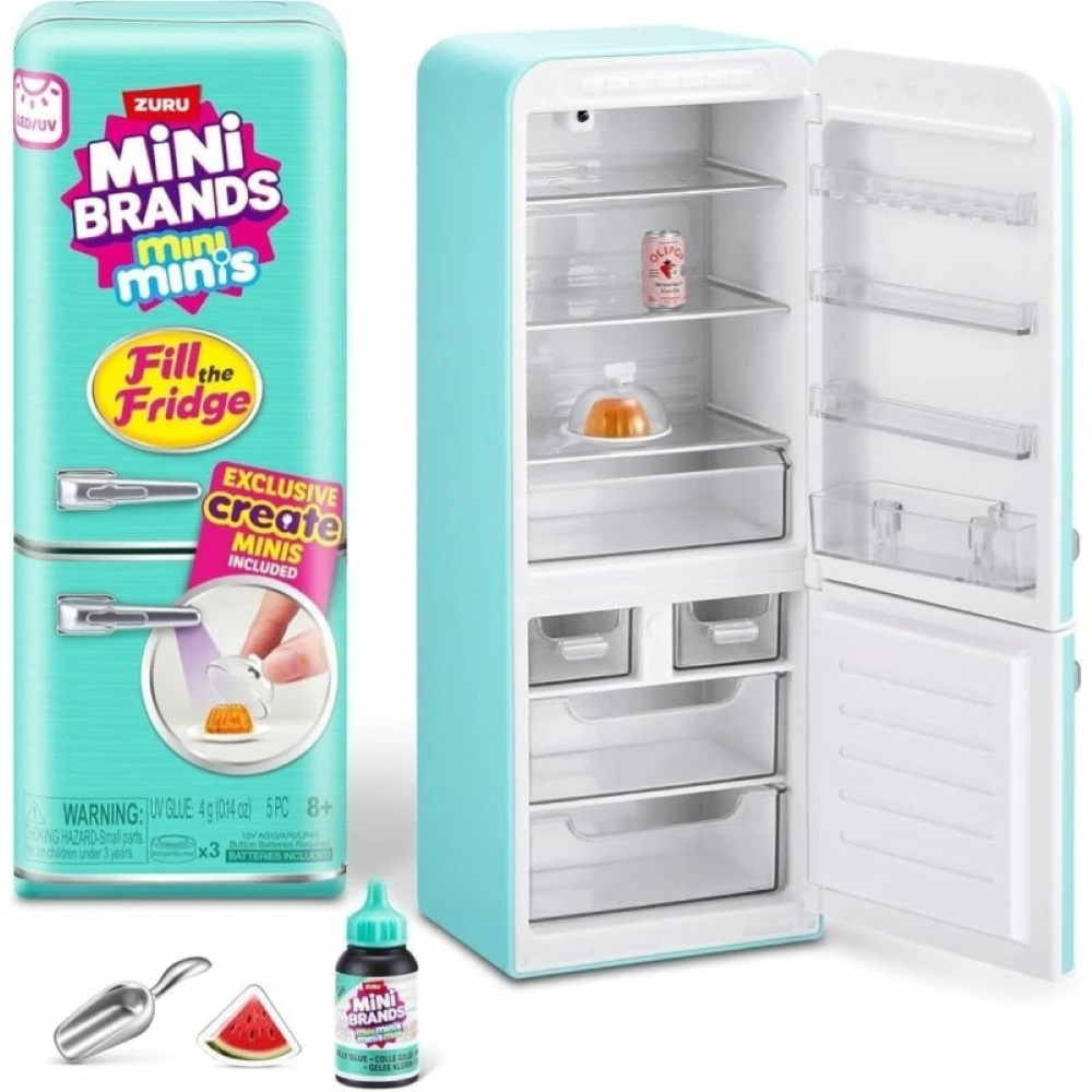 ZURU - MINI BRANDS: FILL THE FRIDGE PLAYSET - 4PCS
