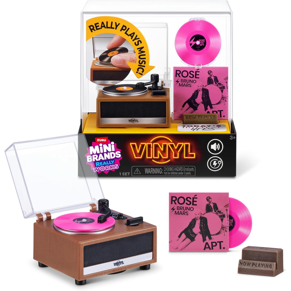 ZURU - MINI BRANDS: Vinyls Playset - DISPLAY 8PZ 