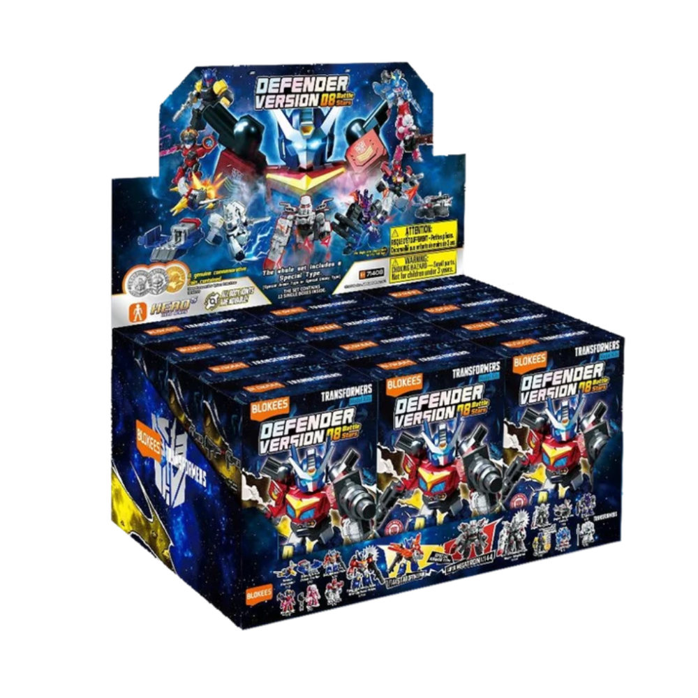 Blokees - Transformers Blind Box - Defender Version 08 - 71408 Battle Stars   DISPLAY 12PC 