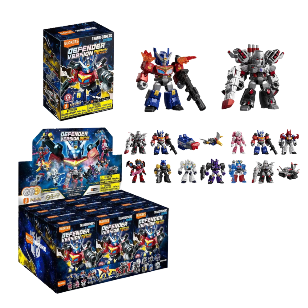 Blokees - Transformers Blind Box - Defender Version 08 - 71408 Battle Stars   DISPLAY 12PC 