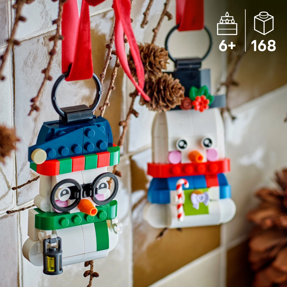 LEGO Seasons and Occasions - Pupazzi di neve ornamentali  40812 