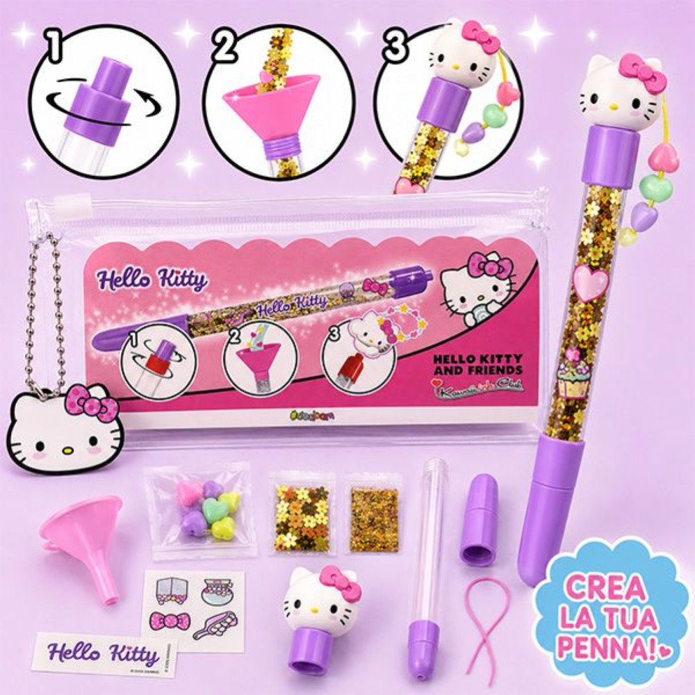 SBABAM - HELLO KITTY AND FRIENDS - KAWAII INK CLUB PEN - DISPLAY 6PC