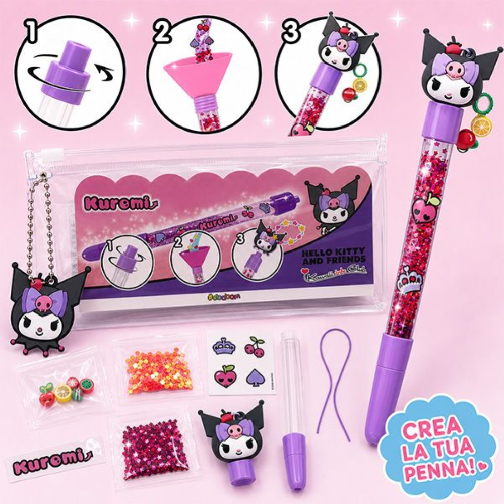 SBABAM - HELLO KITTY AND FRIENDS - KAWAII INK CLUB PEN - DISPLAY 6PC