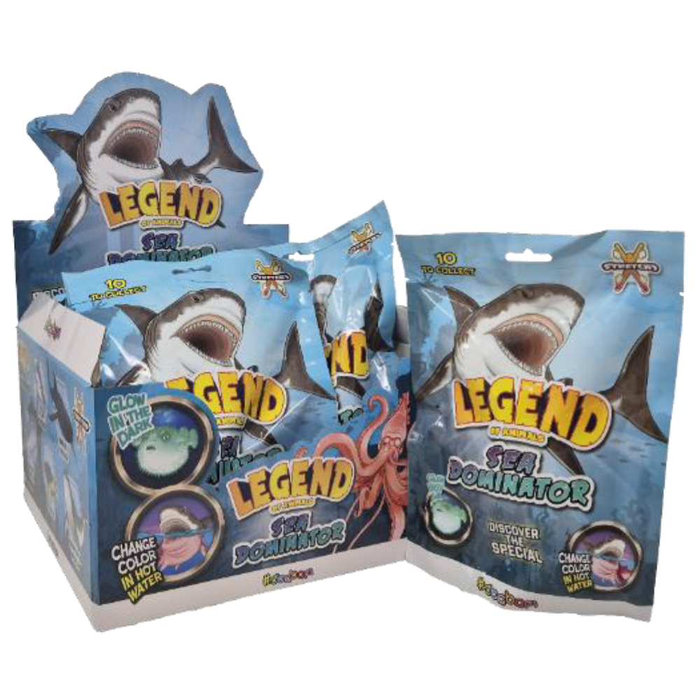 SBABAM - LEGEND OF ANIMALS - SEA DOMINATOR - DISPLAY 8PC