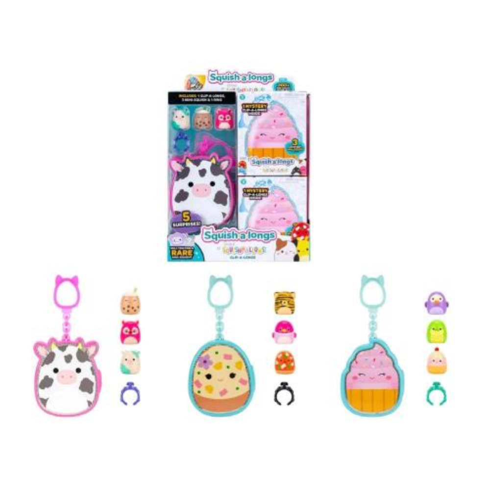 Rei Toys Squish a longs porta-charms BLIND BOX (Assortimento) 2 SQAL0900