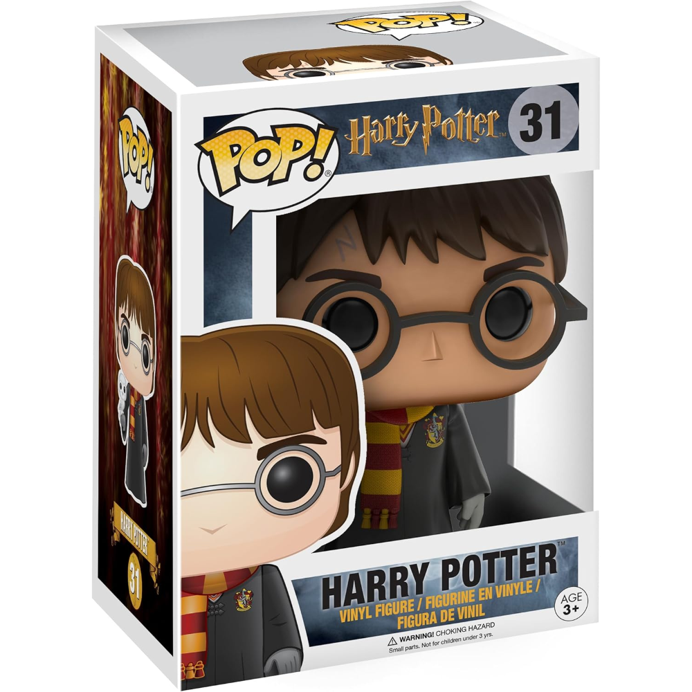 FUNKO POP HARRY POTTER - VINYL FIGURE 31 HARRY POTTER W/HEDWIG (EXC) 9CM - 11915
