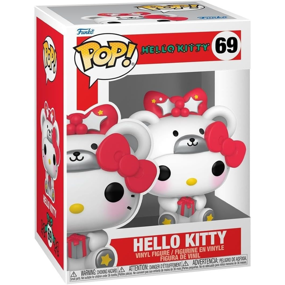 FUNKO POP SANRIO:HELLO KITTY - VINYL FIGURE 69 HELLO KITTY POLAR BEAR 9CM - 72075