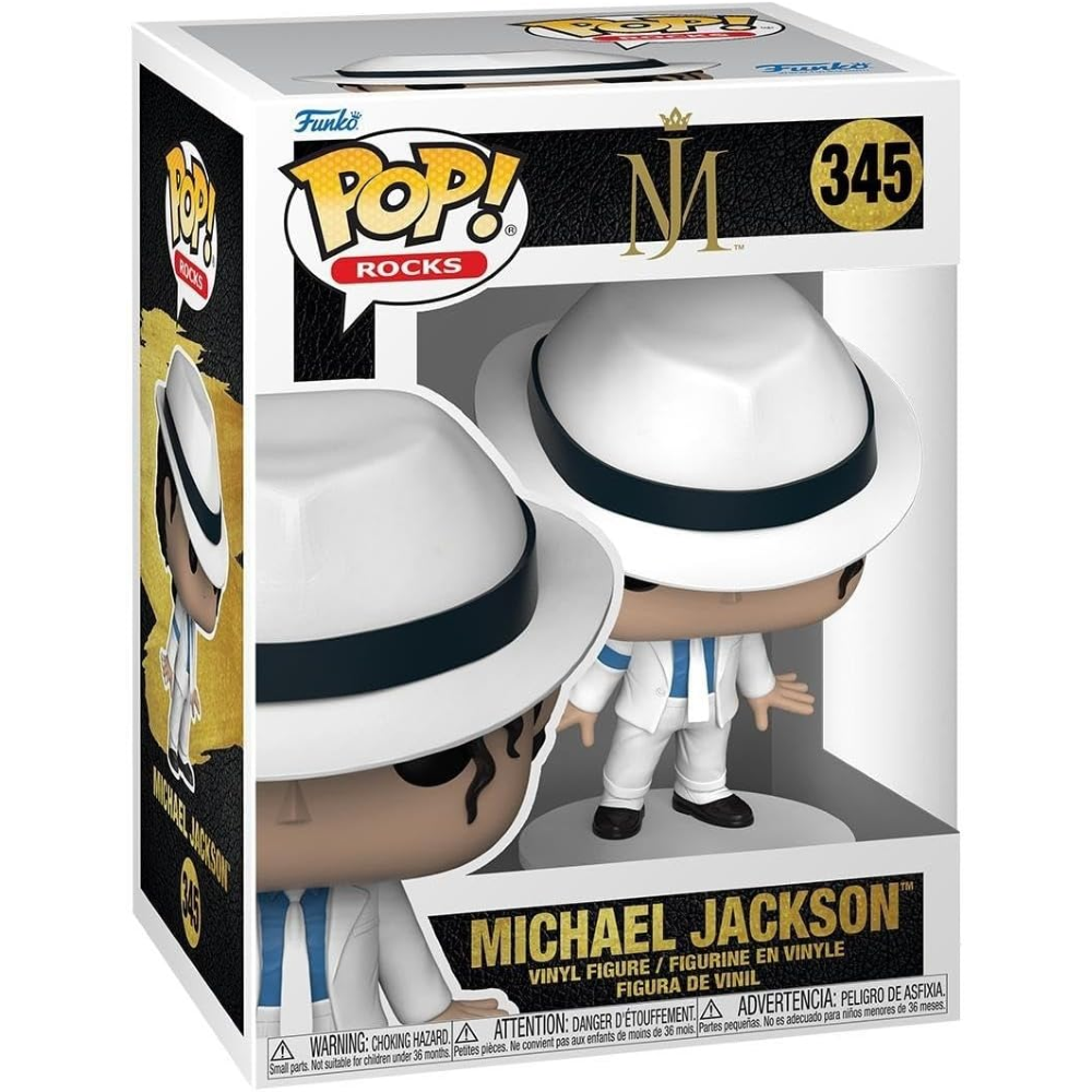 FUNKO POP ROCKS: MICHAEL JACKSON - VINYL FIGURE 345 MICHAEL JACKSON (LEAN) 9CM - 70600