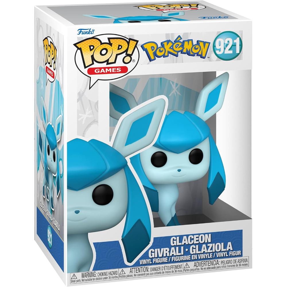 FUNKO POP POKEMON - VINYL FIGURE 921 GLACEON 9CM - 69080