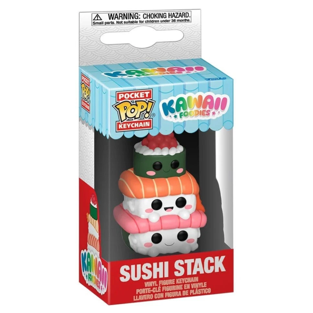 FUNKO POP KEYCHAIN KAWAII FOODIES - VINYL FIGURE - SUSHI STACK 4CM - 86729