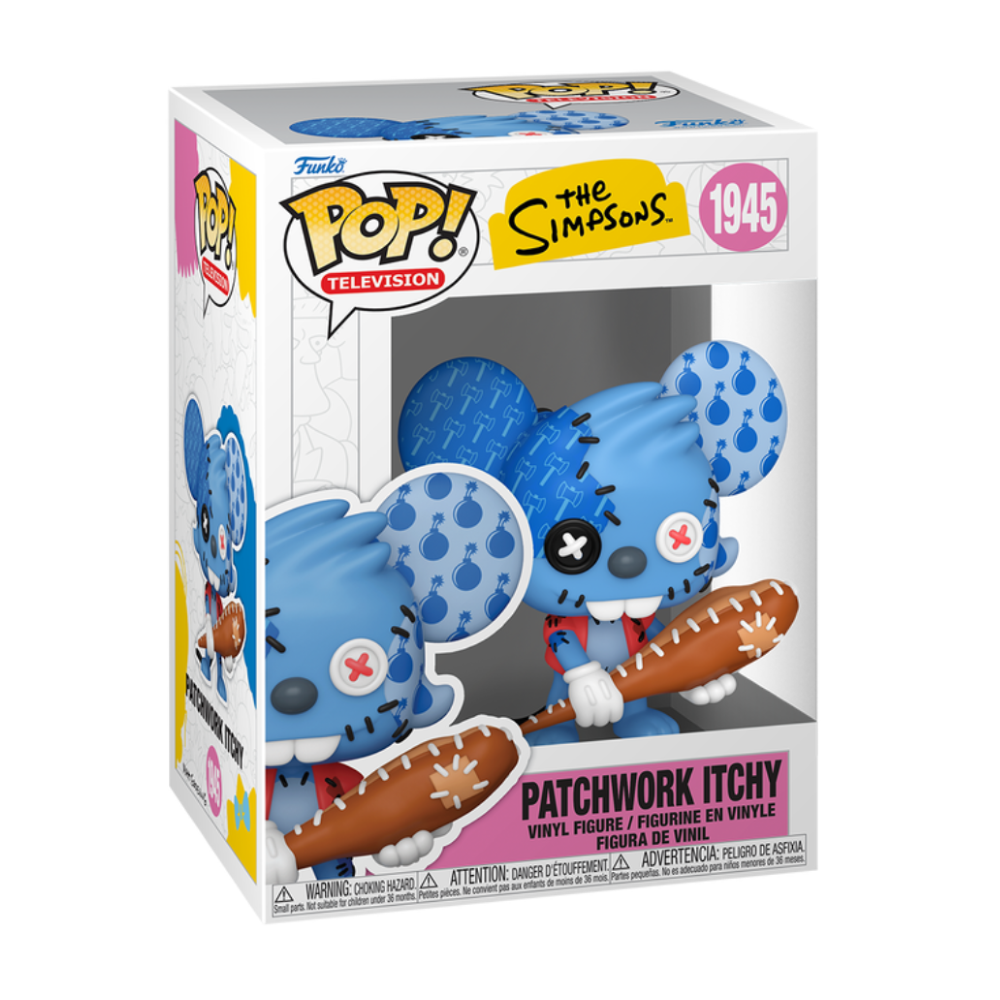 FUNKO POP SIMPSONS - VINYL FIGURE 1945 ITCHY PATCHWORK 9CM - 93115