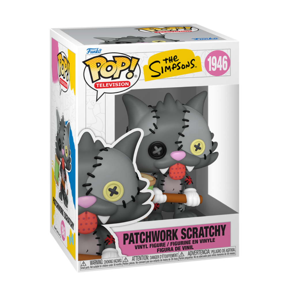 FUNKO POP SIMPSONS - VINYL FIGURE 1946 SCRATCHY PATCHWORK 9CM 93116