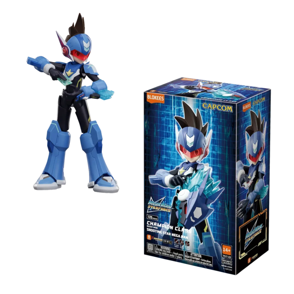 Blokees - Megaman - Champion Class CC01 - 75710 Shooting Star Mega Man Model Kit 