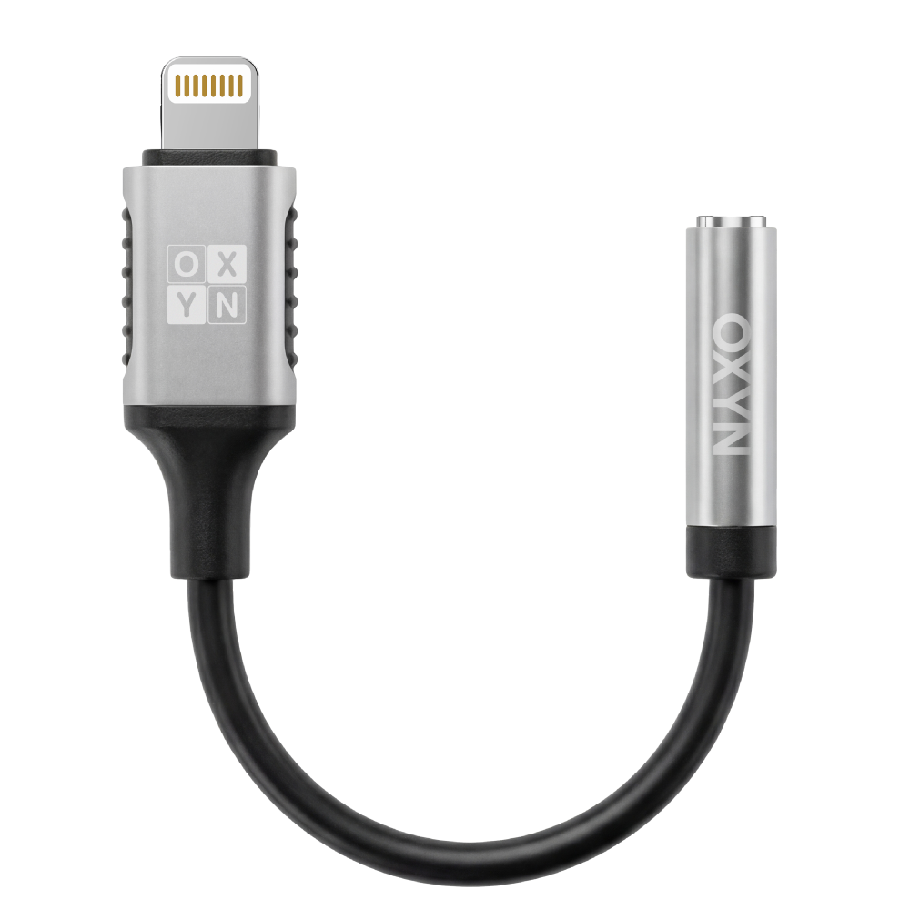 OXYN AD66 ADATTATORE LIGHTNING A AUX 3.5