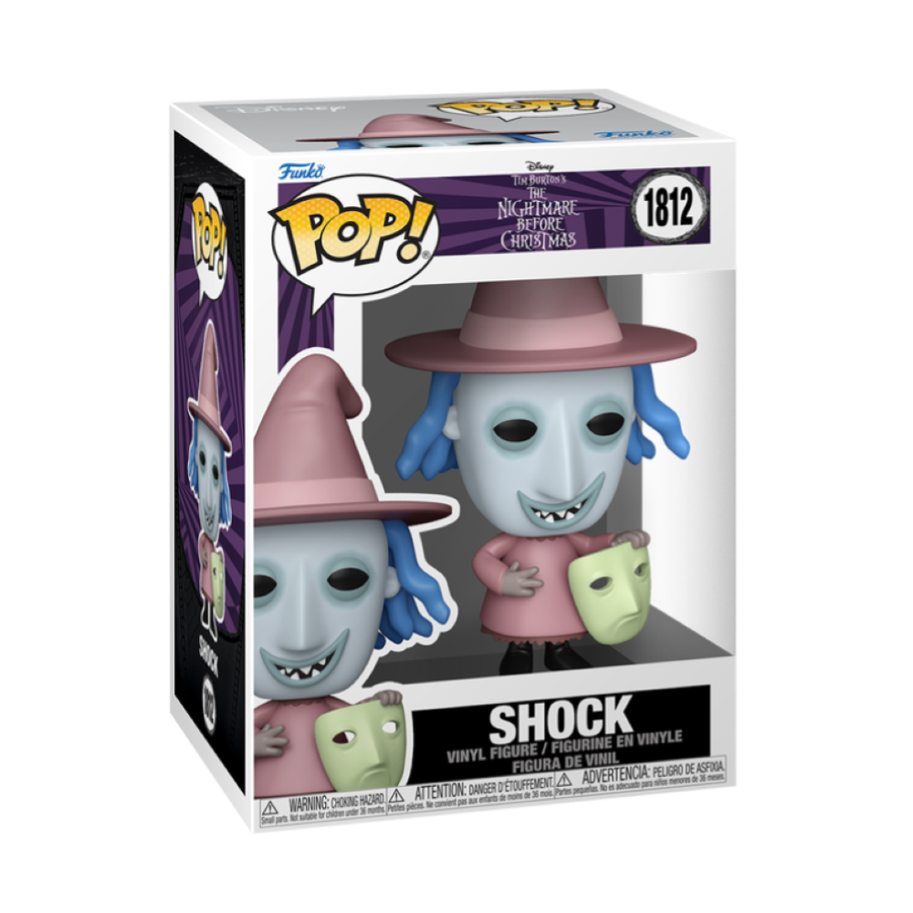 FUNKO POP THE NIGHTMARE BEFORE CHRISTMAS - VINYL FIGURE 1812 SHOCK 9CM - 93244