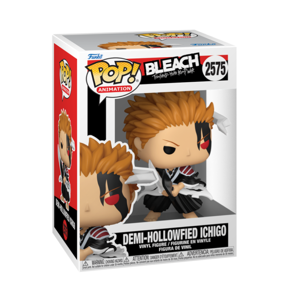 FUNKO POP Bleach Thousand Year Blood War - VINYL FIGURE 2575 DEMI-HOLLOWFIED ICHIGO 9CM - 93319