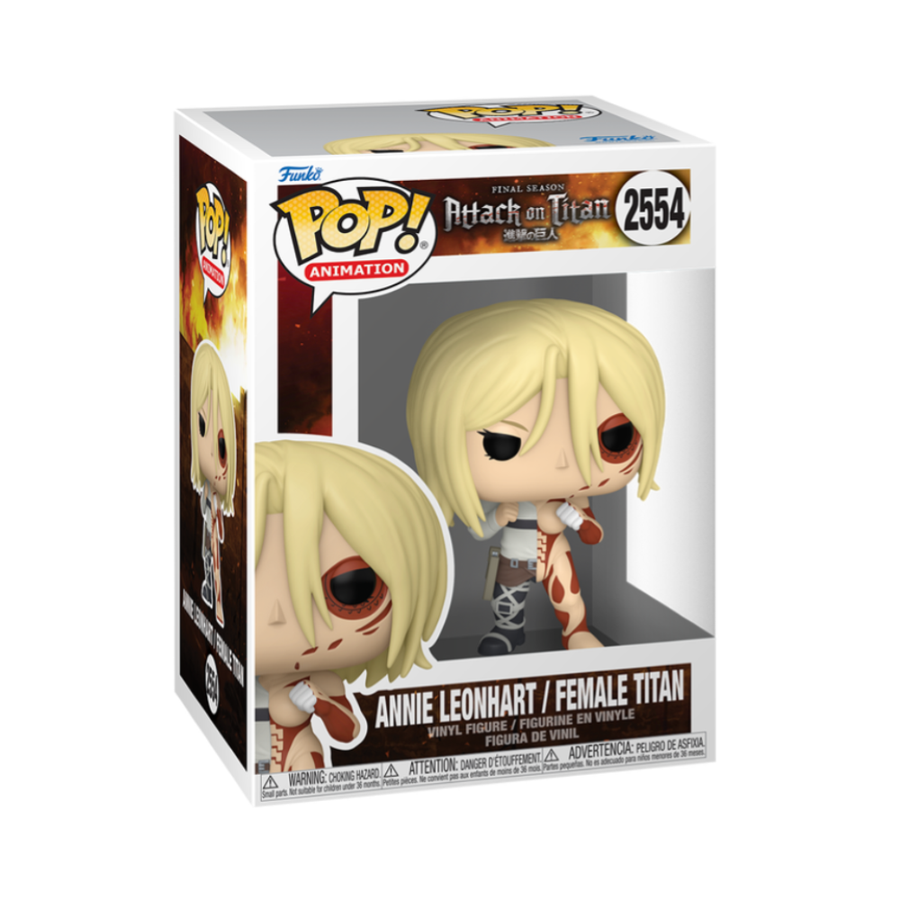 FUNKO POP ATTACK ON TITAN SPLIT - VINYL FIGURE 2554 ANNIE LEONHART/FEMALE TITAN 9CM - 93288