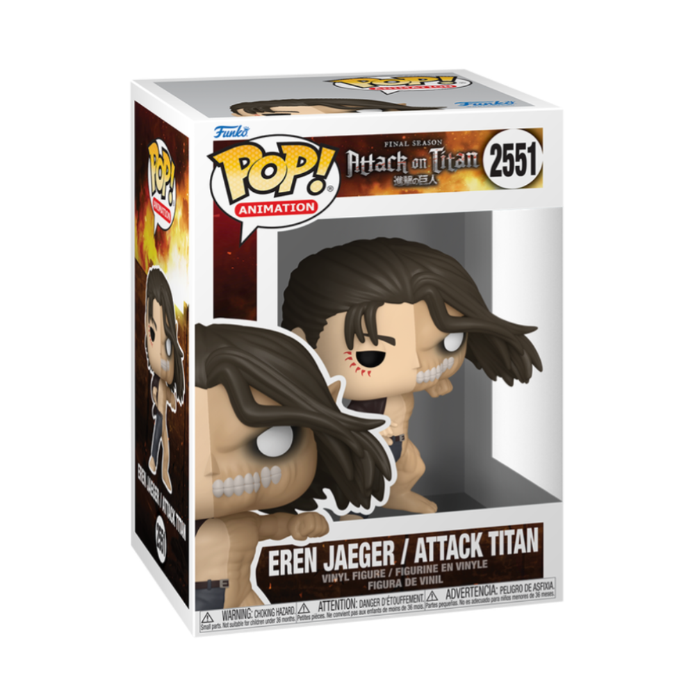FUNKO POP ATTACK ON TITAN SPLIT - VINYL FIGURE 2551 ERENJAEGER/ATTACK TITAN 9CM - 93286
