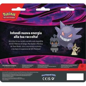 Pokémon Blister 2 Buste Gengar, Marshadow e Mimikyu (IT)