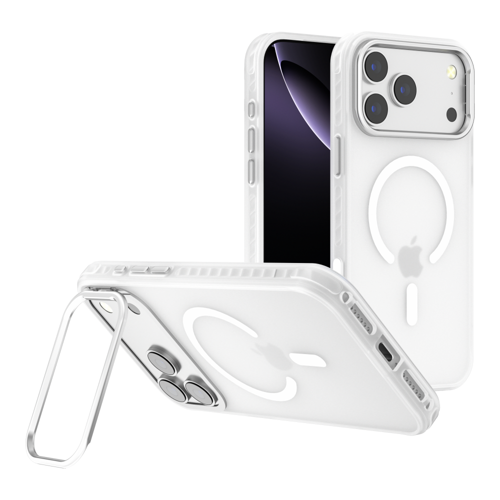 NEWTOP CV80 COVER MAGSAFE FROSTED STAND IPHONE 15 PRO MAX