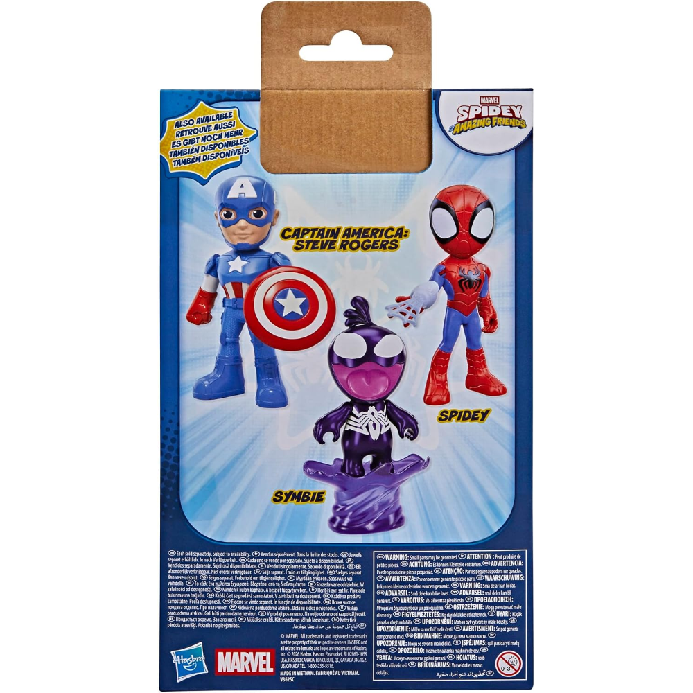 HASBRO - Spidey And His Amazing Friends - SPIDEY FIGURA MEGA SYMBIE - G36105X0