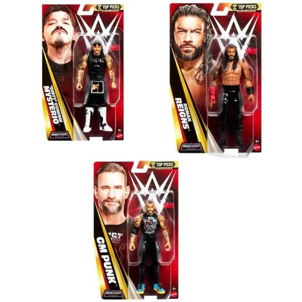MATTEL - WWE Main Event Top Picks Action Figure Ass.to GFT58-969G