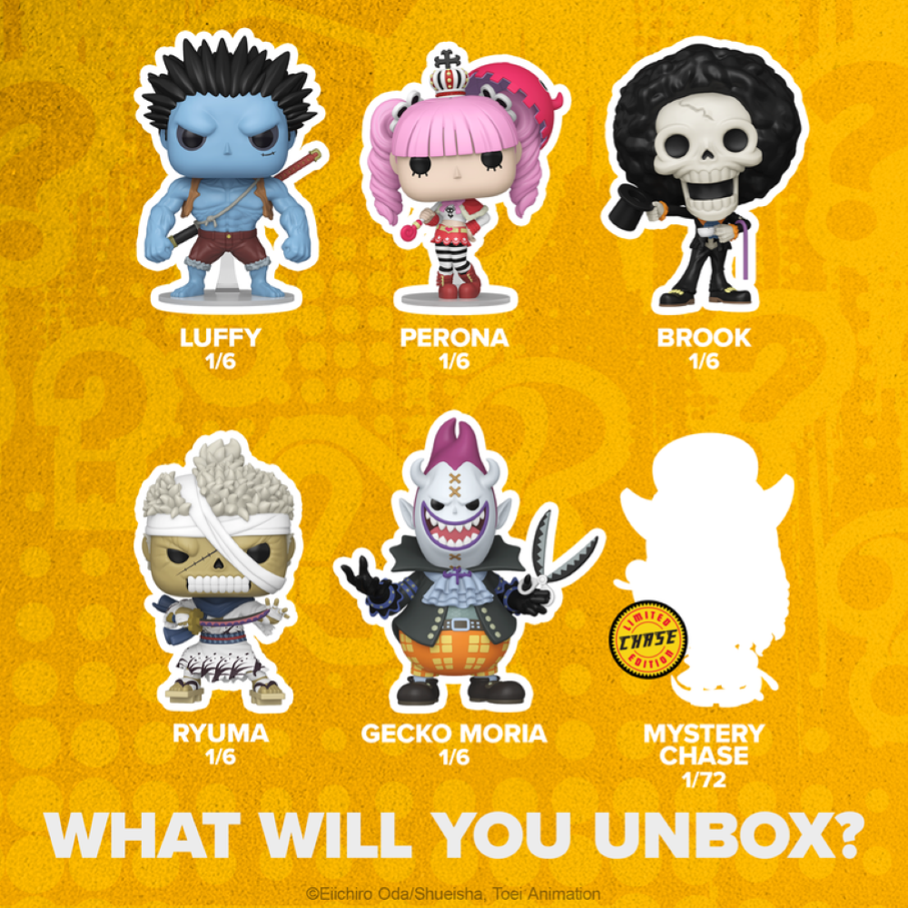 FUNKO POP MYSTERY : ONE PIECE S15 6PZ PDQ 96499 *OTTOBRE 