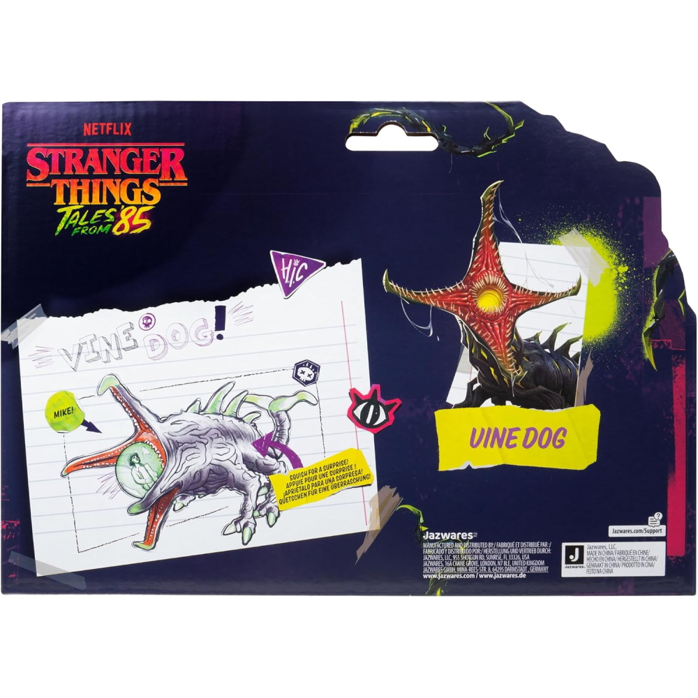 Rei Toys - Stranger Things Tales from '85 Mostro Squishy Gelatinoso Vine Dog 20 cm - STRT1300