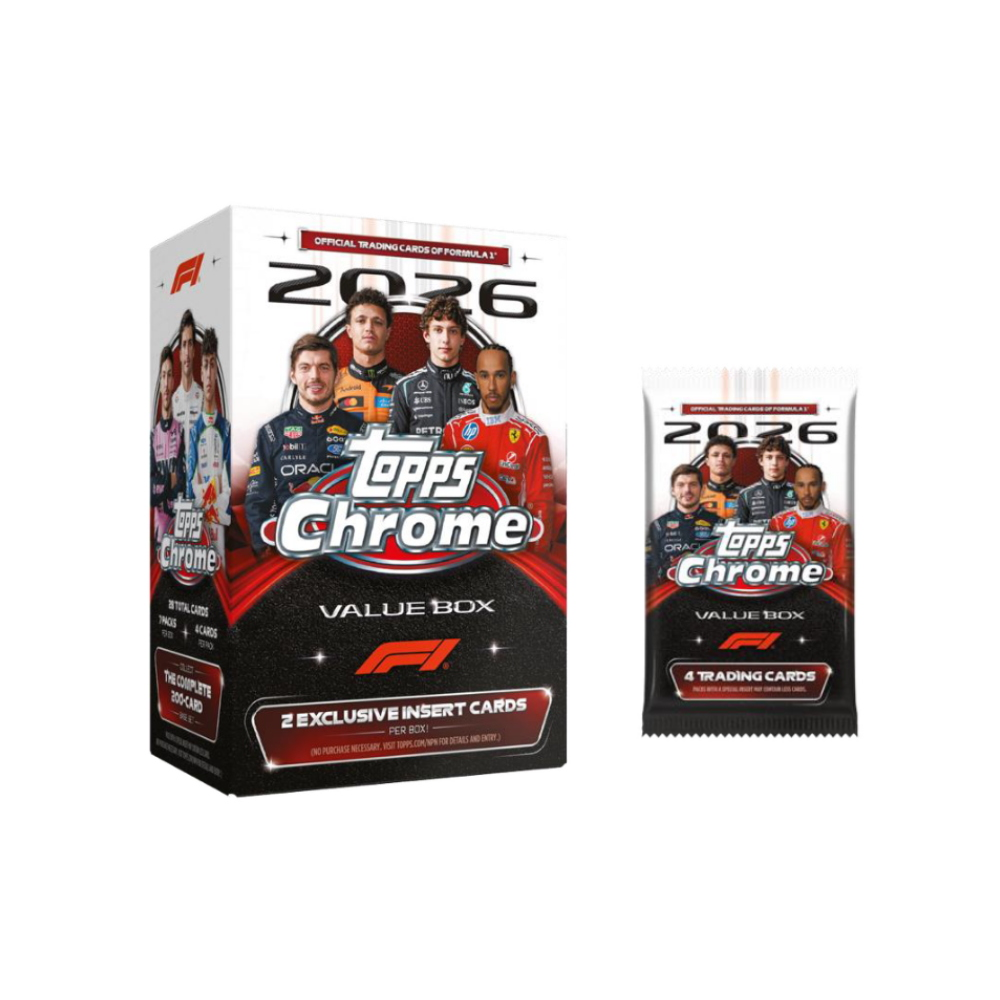 PREORDINE TOPPS - 2026 Topps Chrome® Formula 1 - Value Box (CEE) 18/10/2026 (SCAD.30/09/2026)