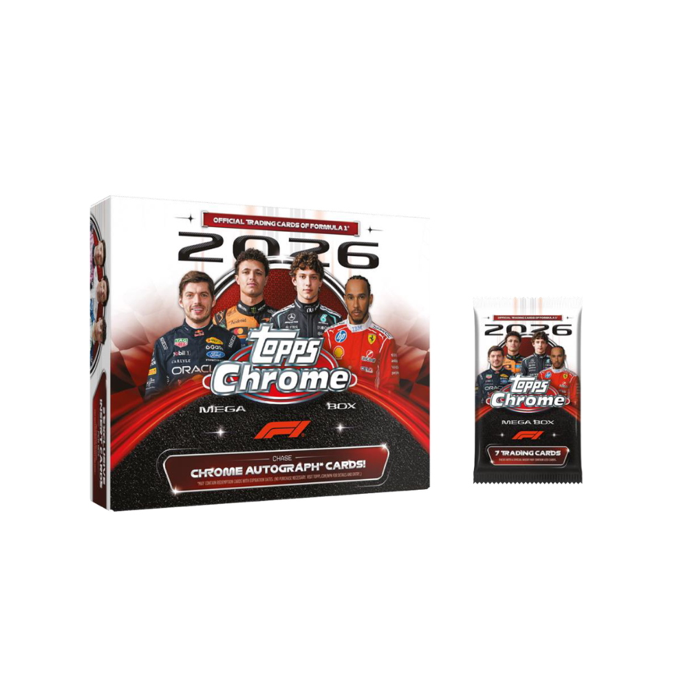 PREORDINE TOPPS - 2026 Topps Chrome® Formula 1 - Mega Box (CEE) 18/10/2026 (SCAD.30/09/2026)