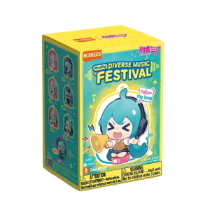 Blokees - Miku Blind Box - DaaLaMode Mojipod - 75400 Hatsune Miku Diverse Music Festival  DISPLAY 6PC  