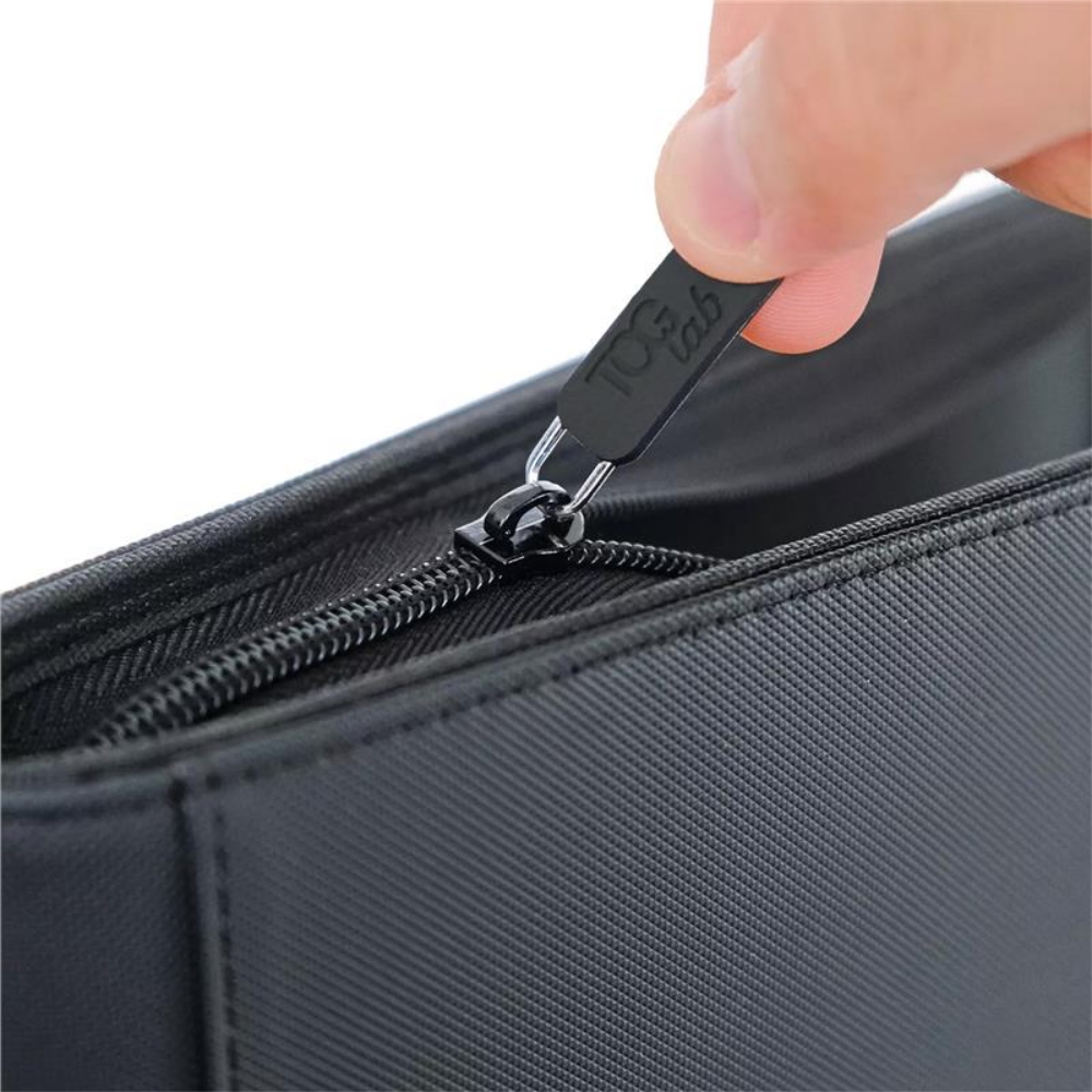 TCG LAB Album per Toploader a 4 Tasche (112 toploader) - Nero