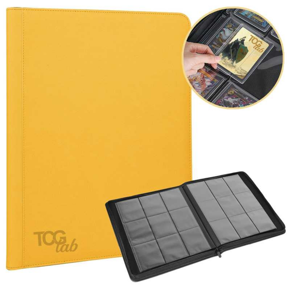 TCG LAB Album per Toploader a 9 Tasche (252 toploader) - Yellow