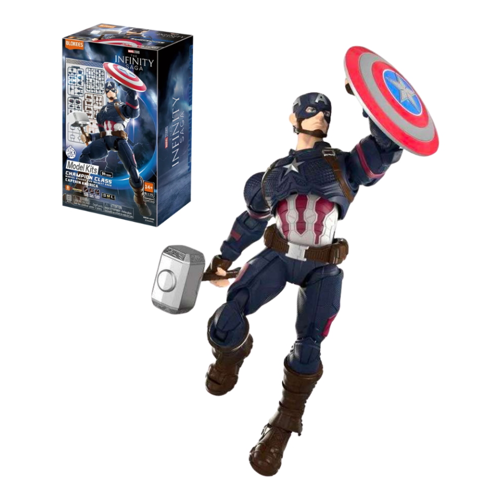 Blokees - Marvel - Champion Class 03 - 81115 Captain America Model Kit 