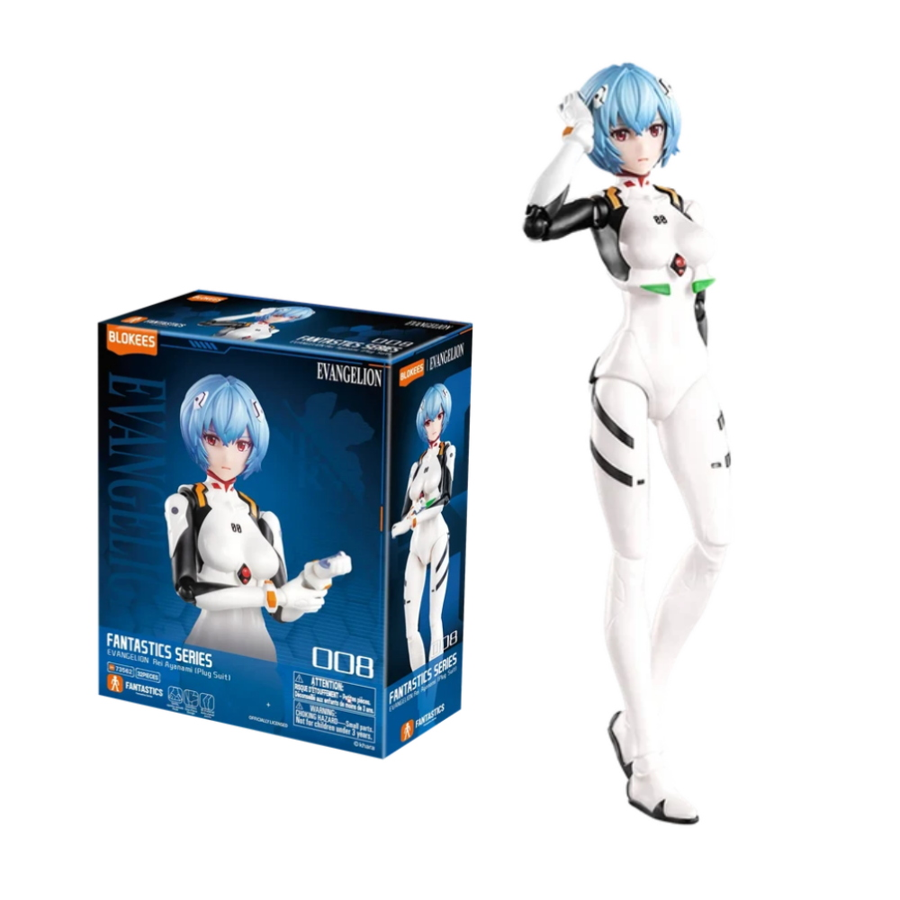 Blokees - Evangelion Fantastic Series FF01 - 73562 Rei Ayanami (Plug Suit) Model Kit 