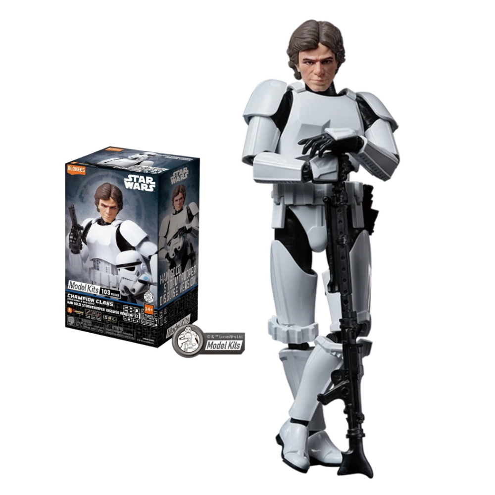 Blokees - Star Wars - Champion Class 03 - 75803 Han Solo - A New Hope - Disguise Version Model Kits 