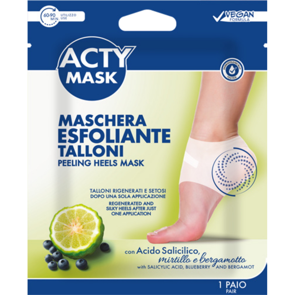 MEGAPLAST - ACTY MASK - MASCHERA TALLONI ESFOLIANTE - 1 PAIO