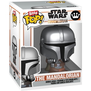 FUNKO POP BITTY RIDE - STAR WARS - VINYL FIGURE - MOTHE MANDALORIAN IN N1 STARFIGHTER (WITH GROGU) - 92966