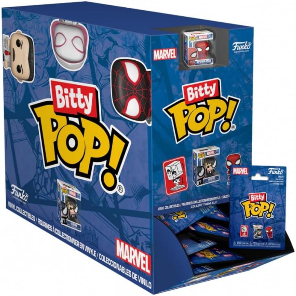 FUNKO POP BITTY POP DISPLAY BLIND BAG - MARVEL: SPIDER-MAN 32PZ PDQ - 85719