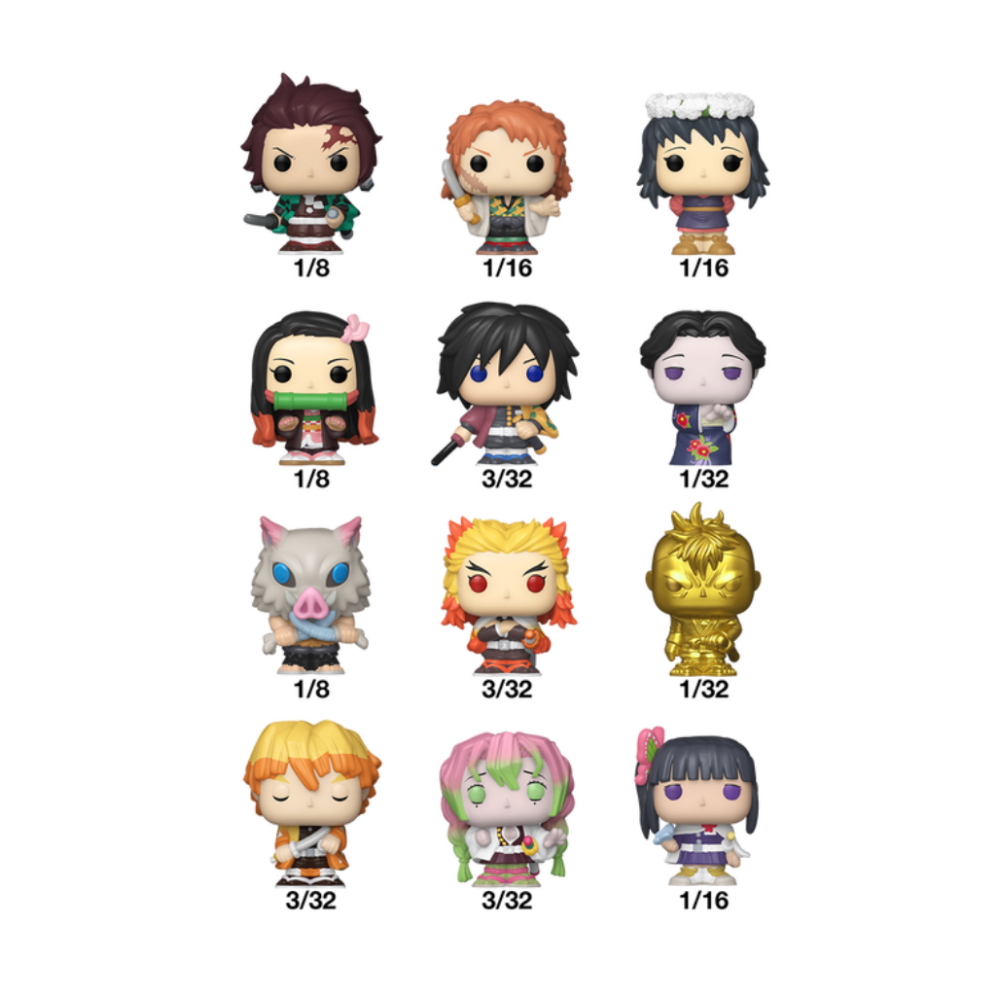 FUNKO POP BITTY POP DISPLAY BLIND BAG - DEMON SLAYER 32PZ PDQ - 86955