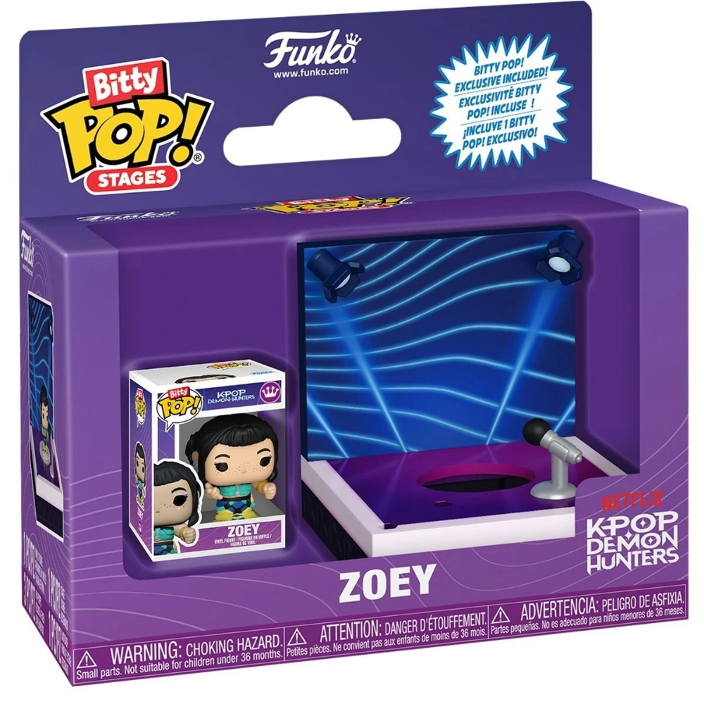 FUNKO POP BITTY POP STAGES - KPOP DEMON HUNTERS - ZOEY (HOW IT’S DONE) - 95723