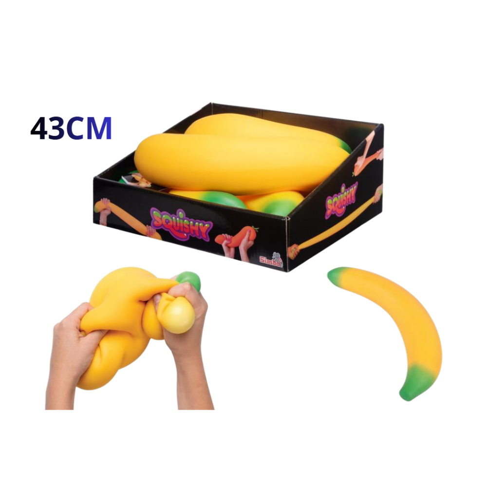 PREORDINE SIMBA - Squishy Banana cm.43 in espositore 4pz - 700470401    30/11/2026 (SCAD.08/10/2026)