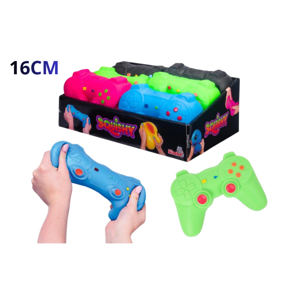 PREORDINE SIMBA - Squishy Game Controller cm.16 in espositore 6pz - 4 asst - 700470639   30/11/2026 (SCAD.08/10/2026)