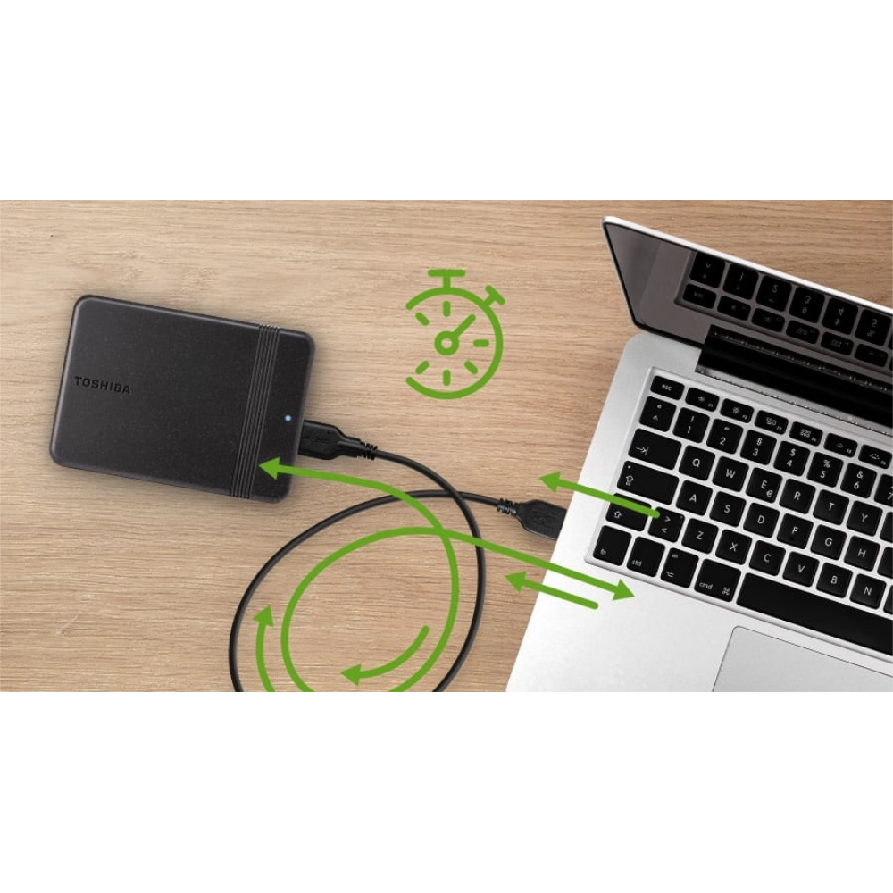 TOSHIBA - CANVIO READY -  HDD ESTERNO USB 3.2 - 1TB  HDTP510EK3AA