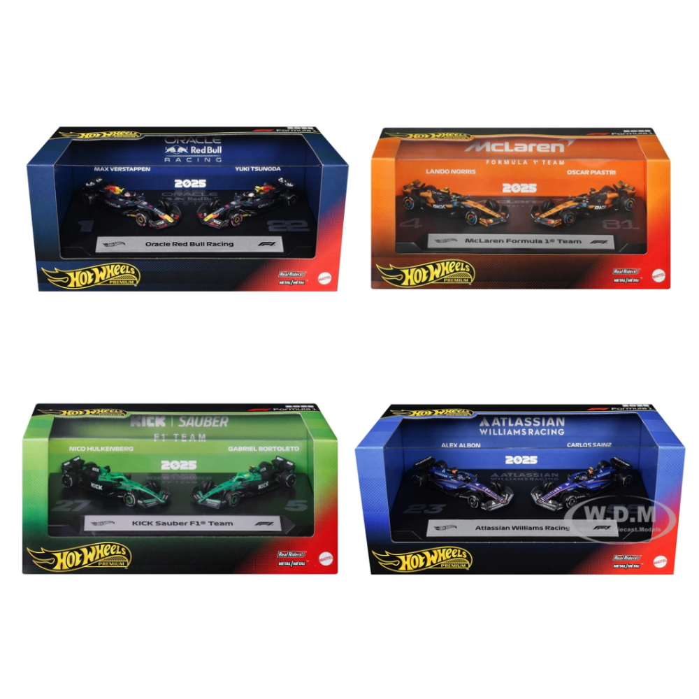 HOT WHEELS - Premium F1 Race Asst. 2-Pack - JMM89-979B